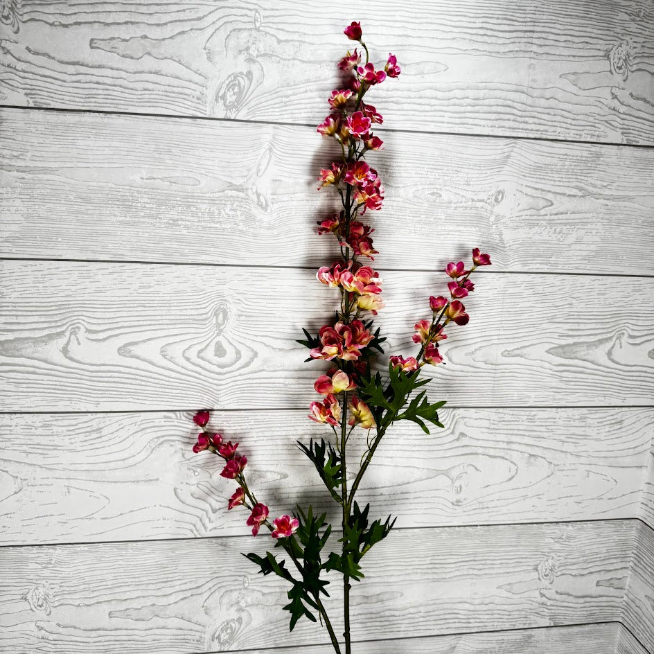 34IN DELPHINIUM SPRAY X3 - FUSCHIA - 85466-FU * G