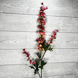 34IN DELPHINIUM SPRAY X3 - FUSCHIA - 85466-FU * G