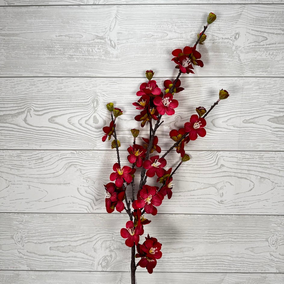 31.5IN BLOSSOM SPRAY - RED - 85467-RD * G