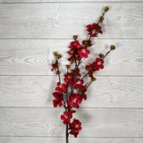 31.5IN BLOSSOM SPRAY - RED - 85467-RD * G