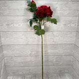 30IN PEONY SPRAY X2 - RED - 85637-RD * PU