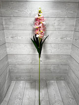 35.5IN SINGLE DELPHINIUM - PINK - 85471-PK * OO
