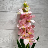 35.5IN SINGLE DELPHINIUM - PINK - 85471-PK * OO