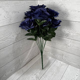 19IN ROSE BUSH X12 - NAVY BLUE - 85486-NAVYBLUE * BR