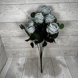 19IN ROSE BUSH X12 - BLUE - 85592-BL * G