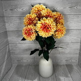 23IN DAHLIA BUSH X10 - PEACH - 82419-PH * BR