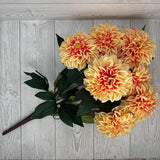 23IN DAHLIA BUSH X10 - PEACH - 82419-PH * BR