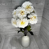 23IN DAHLIA BUSH X10 - CREAM - 82419-CR * BR