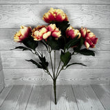 19IN PEONY BUSH X5 - MAUVE - 85212-MV * RD