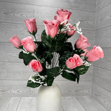 COLOR FAST LILLIAN ROSE BUD BUSH X14 STEMS - 30308 - INDIVIDUAL COLORS
