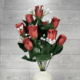 COLOR FAST LILLIAN ROSE BUD BUSH X14 STEMS - 30308 - INDIVIDUAL COLORS