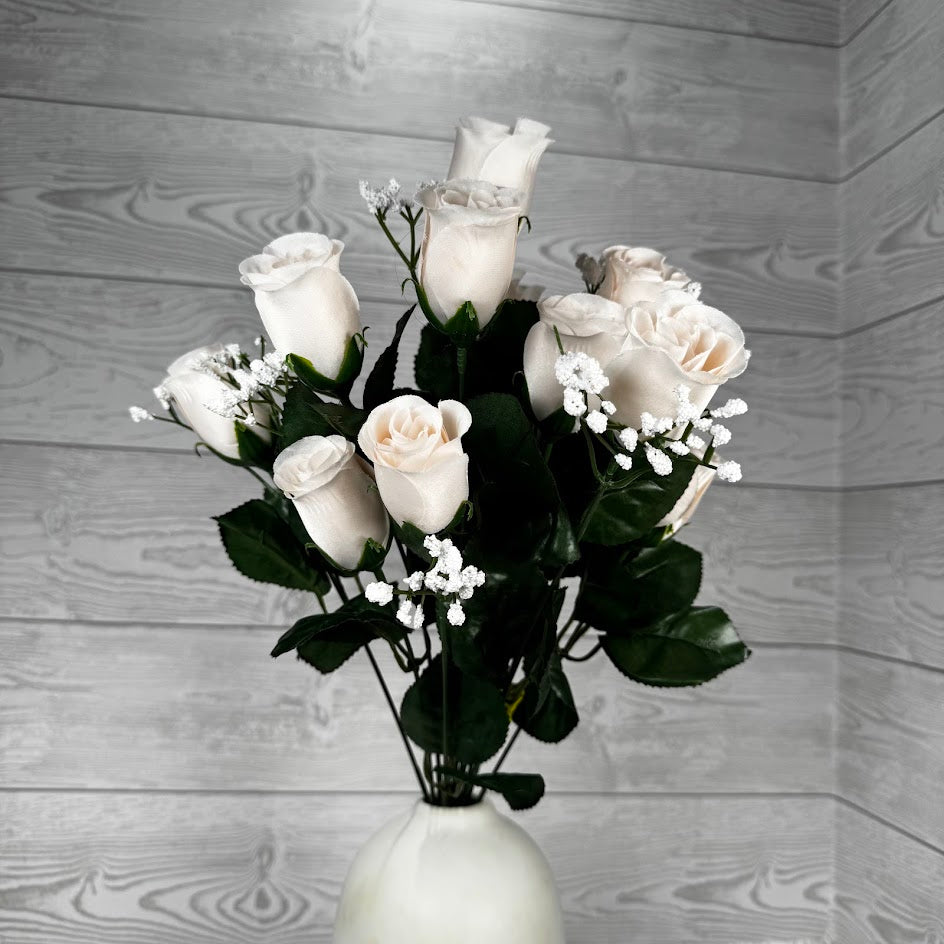COLOR FAST LILLIAN ROSE BUD BUSH X14 STEMS - 30308 - INDIVIDUAL COLORS