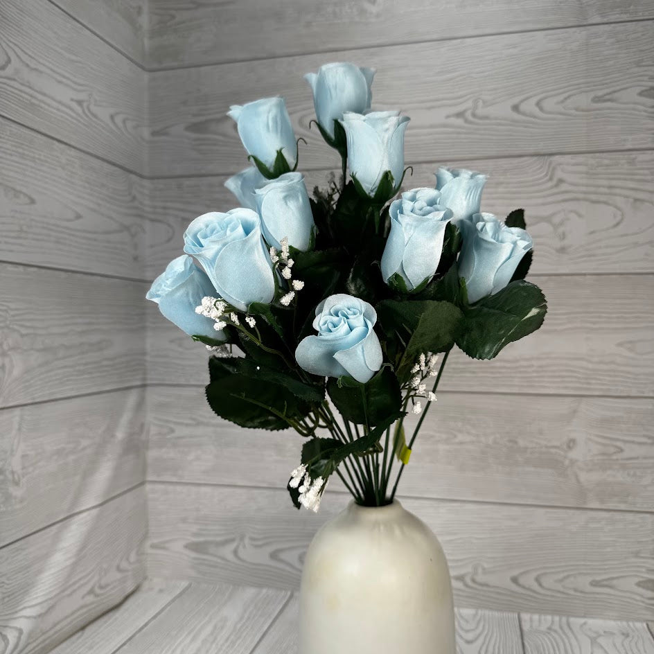 COLOR FAST LILLIAN ROSE BUD BUSH X14 STEMS - 30308 - INDIVIDUAL COLORS