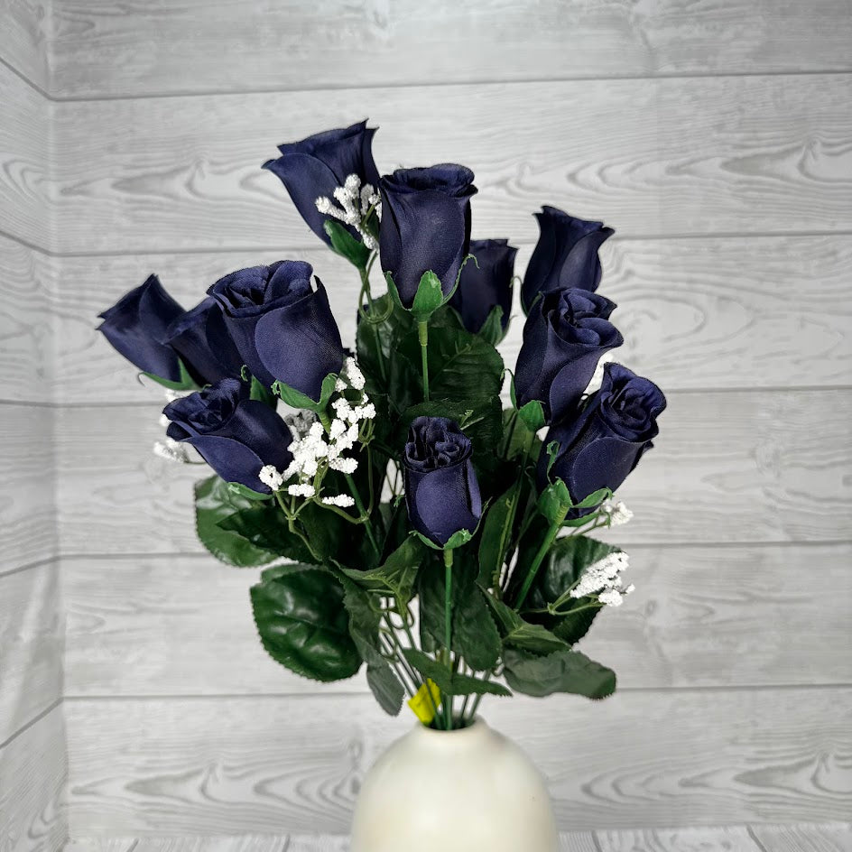 COLOR FAST LILLIAN ROSE BUD BUSH X14 STEMS - 30308 - INDIVIDUAL COLORS