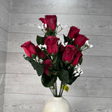 COLOR FAST LILLIAN ROSE BUD BUSH X14 STEMS - 30308 - INDIVIDUAL COLORS