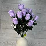 COLOR FAST LILLIAN ROSE BUD BUSH X14 STEMS - 30308 - INDIVIDUAL COLORS