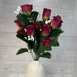 COLOR FAST LILLIAN ROSE BUD BUSH X14 STEMS - 30308 - INDIVIDUAL COLORS
