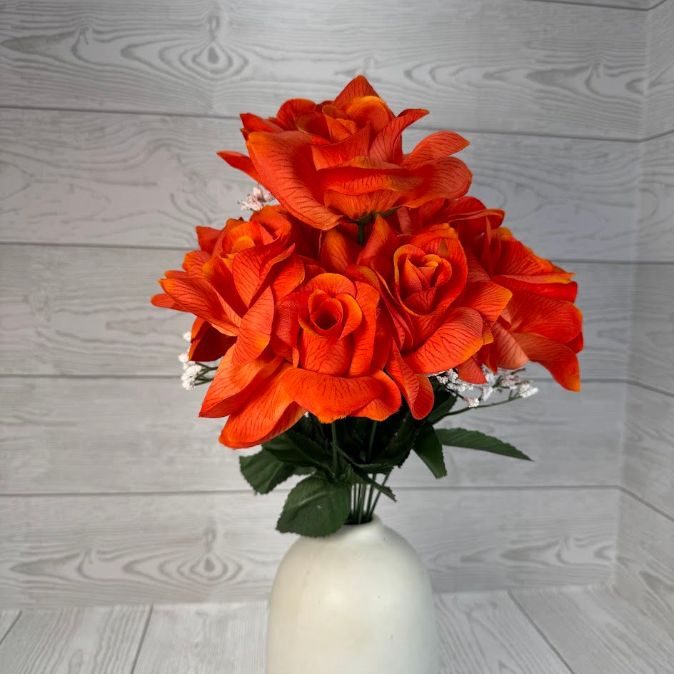 MP VEIN OPEN ROSE BUNDLE X12 STEMS - B2012(H) - INDIVIDUAL COLORS