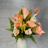 CALLA LILY / ROSE / IRIS BUNDLE X23 STEMS - B106 - INDIVIDUAL COLORS