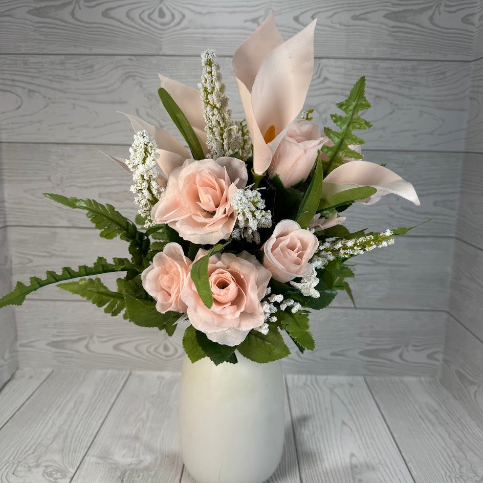 CALLA LILY / ROSE / IRIS BUNDLE X23 STEMS - B106 - INDIVIDUAL COLORS
