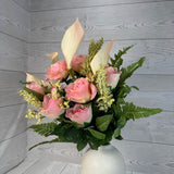 CALLA LILY / ROSE / IRIS BUNDLE X23 STEMS - B106 - INDIVIDUAL COLORS