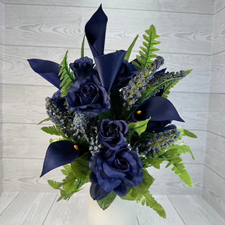CALLA LILY / ROSE / IRIS BUNDLE X23 STEMS - B106 - INDIVIDUAL COLORS
