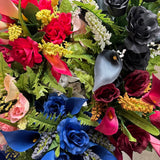 CALLA LILY / ROSE / IRIS BUNDLE X23 STEMS - B106 - INDIVIDUAL COLORS