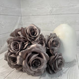COLOR FAST LILLIAN OPEN ROSE BUSH X12 STEM H17 - 30388 - INDIVIDUAL COLORS