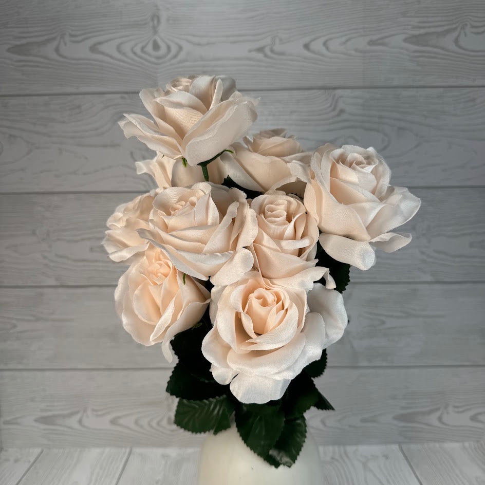 COLOR FAST LILLIAN OPEN ROSE BUSH X12 STEM H17 - 30388 - INDIVIDUAL COLORS
