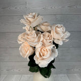 COLOR FAST LILLIAN OPEN ROSE BUSH X12 STEM H17 - 30388 - INDIVIDUAL COLORS