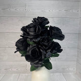 COLOR FAST LILLIAN OPEN ROSE BUSH X12 STEM H17 - 30388 - INDIVIDUAL COLORS