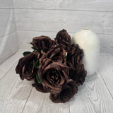 COLOR FAST LILLIAN OPEN ROSE BUSH X12 STEM H17 - 30388 - INDIVIDUAL COLORS