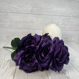 COLOR FAST LILLIAN OPEN ROSE BUSH X12 STEM H17 - 30388 - INDIVIDUAL COLORS