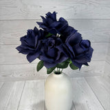 16IN PRINTING ROSE BUSH X6 STEMS - 57203 - INDIVIDUAL COLORS
