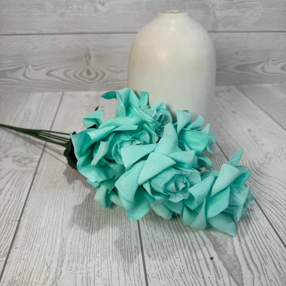 16IN PRINTING ROSE BUSH X6 STEMS - 57203 - INDIVIDUAL COLORS