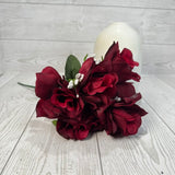 16IN PRINTING ROSE BUSH X6 STEMS - 57203 - INDIVIDUAL COLORS