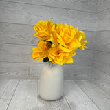 16IN PRINTING ROSE BUSH X6 STEMS - 57203 - INDIVIDUAL COLORS