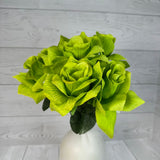 16IN PRINTING ROSE BUSH X6 STEMS - 57203 - INDIVIDUAL COLORS