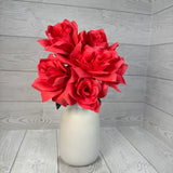 16IN PRINTING ROSE BUSH X6 STEMS - 57203 - INDIVIDUAL COLORS