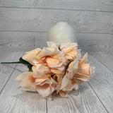 16IN PRINTING ROSE BUSH X6 STEMS - 57203 - INDIVIDUAL COLORS