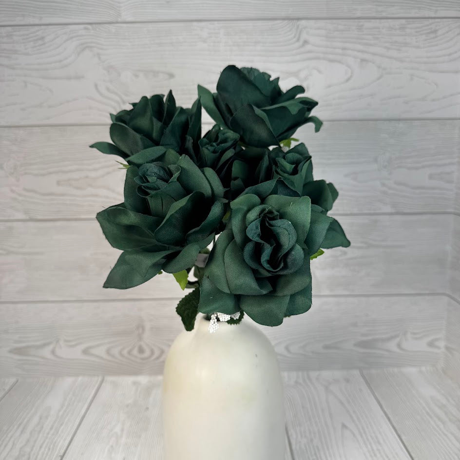 16IN PRINTING ROSE BUSH X6 STEMS - 57203 - INDIVIDUAL COLORS
