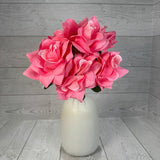 16IN PRINTING ROSE BUSH X6 STEMS - 57203 - INDIVIDUAL COLORS