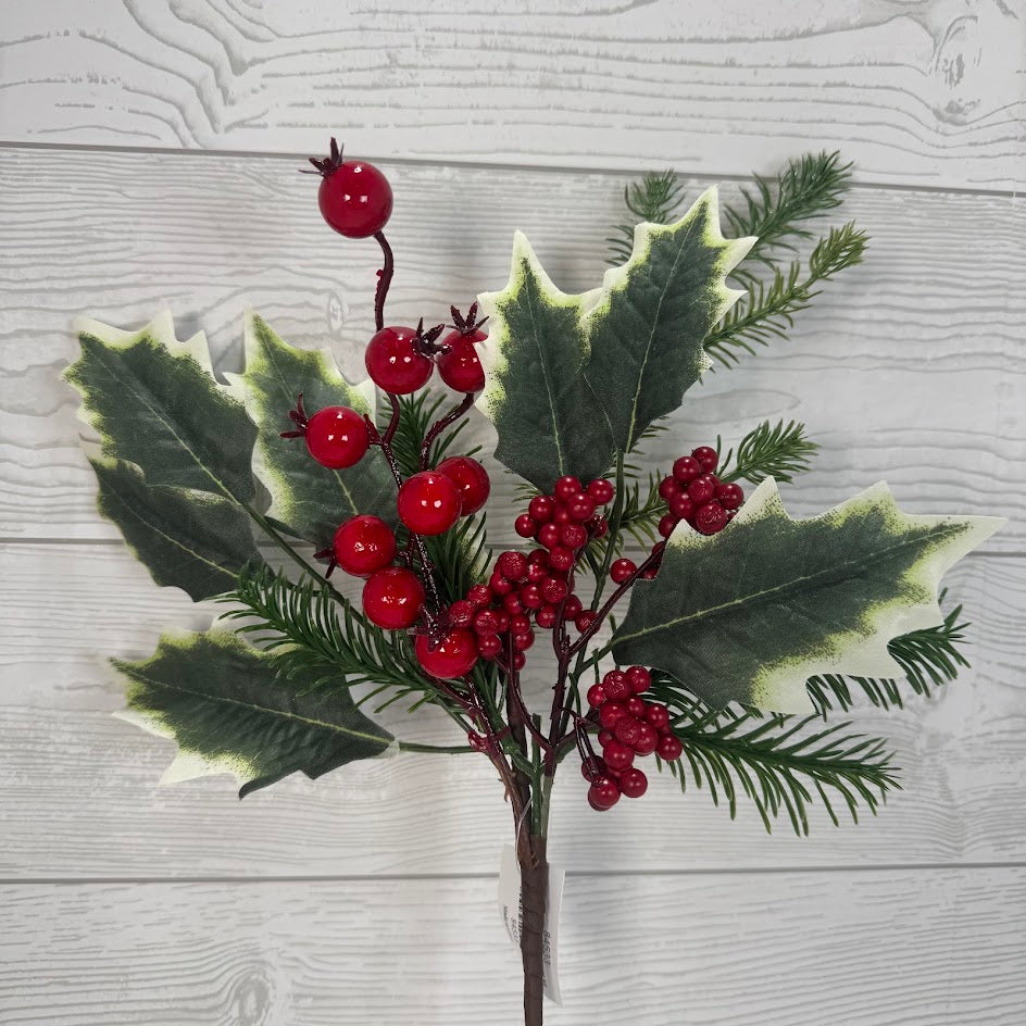 16IN PINE HOLLY CRABAPPLE - RED/GREEN - 84533 * OO