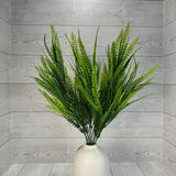 21IN PLASTIC BUTTON FERN - 84964 *R  BR