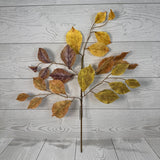 21IN BIRCH LEAVES PICK - YELLOW/BROWN - 65188-YELBRN * OO