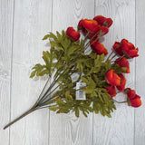 18N RANUNCULUS BUSH X12 - ORANGE - 85887-OR * OO