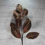 32" MAGNOLIA LEAF SPRAY - COPPER/BLACK - 65706-COPPER * G