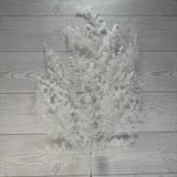 32IN GLITTER FERN SPRAY - WHITE - 21251-WT * BL
