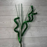 33IN SEQUIN SPIRAL SPRAY - GREEN - 65853-GN * G
