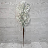 24" MAGNOLIA LEAF SPRAY - WHITE - 32297-WT * G